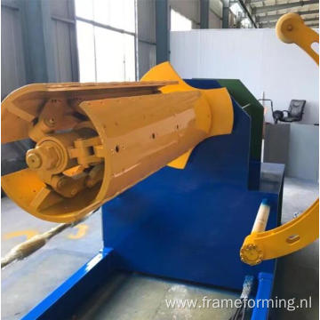 10 tons uncoiler with car 10 tons decoiling machine with car